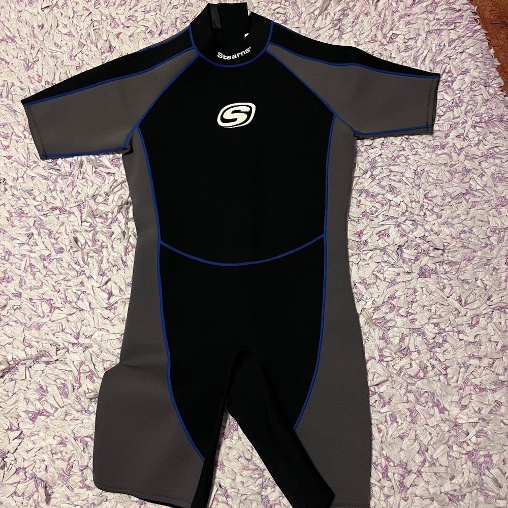 NEW Stearns Wet Suit Blue & Gray XXL NEW with tags